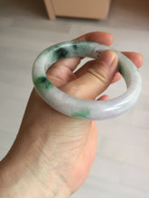 Load image into Gallery viewer, 57mm certified 100% natural type A sunny green/purple jadeite jade bangle BN83-8723