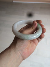Load image into Gallery viewer, 59.8mm Certificated Type A 100% Natural white/sunny green/purple jadeite jade bangle AZ5-9139