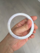 Load image into Gallery viewer, 57.5mm certified Type A 100% Natural light green purple white slim Jadeite Jade bangle BQ72-4938