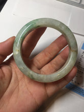 Load image into Gallery viewer, 55.5mm Certified 100% natural Type A fresh green yellow orange jadeite jade bangle BN1-6331