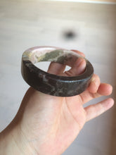 Load image into Gallery viewer, 55.2mm 100% natural pink/yellow/dark red/black time series(时光系列) Square style rose stone (Rhodonite)square bangle XY85