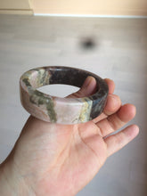 Load image into Gallery viewer, 55.2mm 100% natural pink/yellow/dark red/black time series(时光系列) Square style rose stone (Rhodonite)square bangle XY85