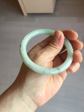 Load image into Gallery viewer, 55.7mm Certified 100% natural Type A light green round cut jadeite jade bangle BL54-3291