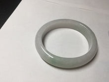 Load image into Gallery viewer, 50mm certified 100% natural Type A icy watery sunny green white red oval jadeite jade bangle BP48-9354