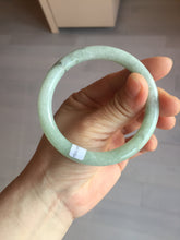 Load image into Gallery viewer, 55.7mm Certified 100% natural Type A light green round cut jadeite jade bangle BL54-3291
