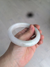 Load image into Gallery viewer, 59.8mm Certificated Type A 100% Natural white/sunny green/purple jadeite jade bangle AZ5-9139
