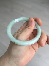 Load image into Gallery viewer, 55.7mm Certified 100% natural Type A light green round cut jadeite jade bangle BL54-3291