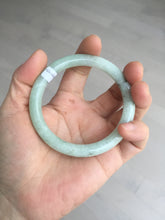 Load image into Gallery viewer, 55.7mm Certified 100% natural Type A light green round cut jadeite jade bangle BL54-3291