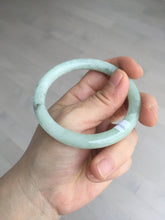 Load image into Gallery viewer, 55.7mm Certified 100% natural Type A light green round cut jadeite jade bangle BL54-3291