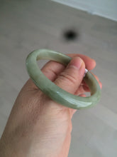 Load image into Gallery viewer, 49.5mm Certified Type A 100% Natural yellow/gray/green Jadeite Jade bangle AF80-5002