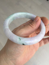 Load image into Gallery viewer, 59.5mm certified Type A 100% Natural light green sunny green red light purple Jadeite Jade bangle BF146-8461