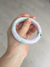 Load image into Gallery viewer, 59.5mm certified Type A 100% Natural light green sunny green red light purple Jadeite Jade bangle BF146-8461