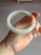 Load image into Gallery viewer, 57.5mm certified 100% natural Type A icy watery light yellow/white with jadeite jade bangle BL56-3288