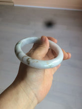 Load image into Gallery viewer, 62.6mm Certified Type A 100% Natural green/yellow/white/purple early spring mountain forest series Jadeite Jade bangle K93-0461