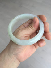 Load image into Gallery viewer, 57.5mm certified 100% natural Type A icy watery light yellow/white with jadeite jade bangle BL56-3288