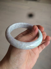 Load image into Gallery viewer, 58.5 mm Certified Type A 100% Natural yellow/light purple/green(FU LU SHOU) Jadeite Jade bangle AF79-0586