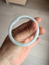 Load image into Gallery viewer, 49mm Type A 100% Natural light green oval Jadeite Jade bangle BM71