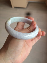 Load image into Gallery viewer, 58.5 mm Certified Type A 100% Natural yellow/light purple/green(FU LU SHOU) Jadeite Jade bangle AF79-0586