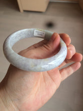 Load image into Gallery viewer, 58.5 mm Certified Type A 100% Natural yellow/light purple/green(FU LU SHOU) Jadeite Jade bangle AF79-0586