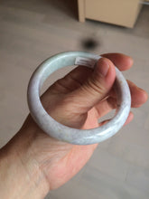 Load image into Gallery viewer, 58.5 mm Certified Type A 100% Natural yellow/light purple/green(FU LU SHOU) Jadeite Jade bangle AF79-0586