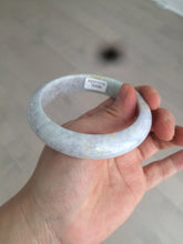 Load image into Gallery viewer, 58.5 mm Certified Type A 100% Natural yellow/light purple/green(FU LU SHOU) Jadeite Jade bangle AF79-0586