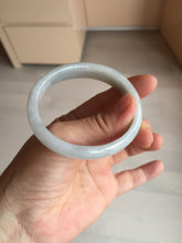 Load image into Gallery viewer, 49mm Certified Type A 100% Natural light green red oval Jadeite Jade bangle BM68