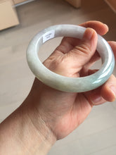 Load image into Gallery viewer, 60.4mm certified Type A 100% Natural icy watery light green/purple Jadeite Jade bangle BF145-9528