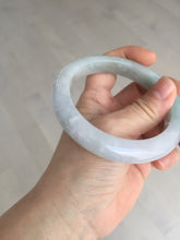 Load image into Gallery viewer, 60.4mm certified Type A 100% Natural icy watery light green/purple Jadeite Jade bangle BF145-9528