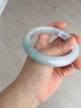 Load image into Gallery viewer, 60.4mm certified Type A 100% Natural icy watery light green/purple Jadeite Jade bangle BF145-9528