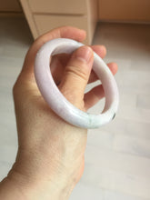 Load image into Gallery viewer, 56.2mm certified 100% natural type A sunny green/purple jadeite jade bangle BN120-8716