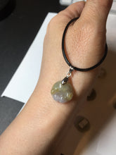 Load image into Gallery viewer, 100% Natural type A green brown doggy paw Jadeite Jade pendant AX154