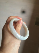 Load image into Gallery viewer, 55mm Certified type A 100% Natural green/white/purple/orange Jadeite bangle H115-6185