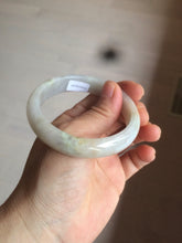 Load image into Gallery viewer, 55mm Certified type A 100% Natural green/white/purple/orange Jadeite bangle H115-6185