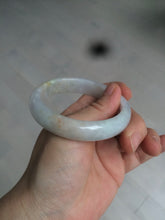Load image into Gallery viewer, 55mm Certified type A 100% Natural green/white/purple/orange Jadeite bangle H115-6185