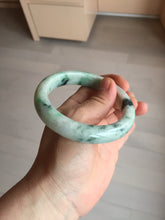 Load image into Gallery viewer, 58mm Certified Type A 100% Natural white/light purple/sunny green Jadeite Jade bangle BM65-5076