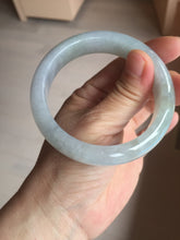 Load image into Gallery viewer, 56mm Certified Type A 100% Natural icy watery light green purple jadeite Jade bangle BK124-3398