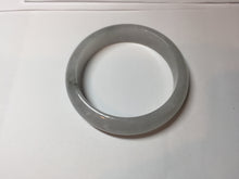 Load image into Gallery viewer, 54.4mm certified 100% natural Type A icy watery white light purple jadeite jade bangle BN8-7071