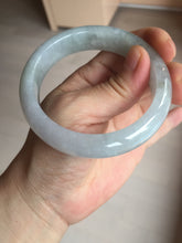 Load image into Gallery viewer, 56mm Certified Type A 100% Natural icy watery light green purple jadeite Jade bangle BK124-3398