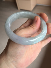 Load image into Gallery viewer, 56mm Certified Type A 100% Natural icy watery light green purple jadeite Jade bangle BK124-3398