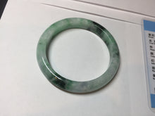 Load image into Gallery viewer, 52.5mm certified 100% natural Type A sunny green purple slim jadeite jade bangle BN9-7083
