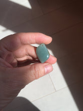 Load image into Gallery viewer, 100% natural type A Guatemala jadeite jade icy watery yellow green black Willow leaf pendant group BP63