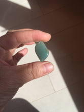 Load image into Gallery viewer, 100% natural type A Guatemala jadeite jade icy watery yellow green black Willow leaf pendant group BP63