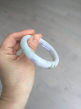 Load image into Gallery viewer, 54.4mm certified 100% natural Type A white/purple/green jadeite jade bangle BL49-6240