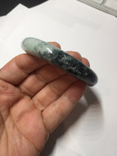 Load image into Gallery viewer, 53.5mm certified 100% natural Type A sunny green dark green purple jadeite jade bangle AA34-4258