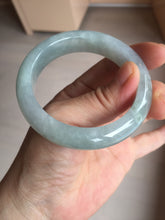 Load image into Gallery viewer, 51.4mm Certified Type A 100% Natural icy watery light green jadeite Jade bangle BK123-3400