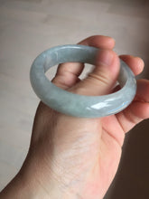 Load image into Gallery viewer, 53.4mm Certified Type A 100% Natural icy watery light green purple jadeite Jade bangle BK122-3397