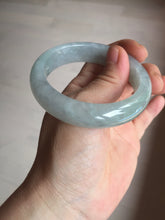 Load image into Gallery viewer, 53.4mm Certified Type A 100% Natural icy watery light green purple jadeite Jade bangle BK122-3397