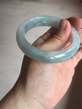 Load image into Gallery viewer, 53.4mm Certified Type A 100% Natural icy watery light green purple jadeite Jade bangle BK122-3397