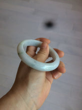 Load image into Gallery viewer, 57mm certified 100% natural type A light green/white jadeite jade bangle AX83-5063