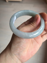 Load image into Gallery viewer, 53.4mm Certified Type A 100% Natural icy watery light green purple jadeite Jade bangle BK121-3399